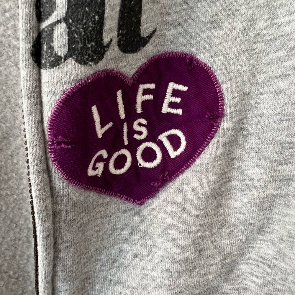 Life is Good Fleece Hoodie - Picture 6 of 6